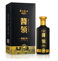 53°醬領(lǐng)J30醬領(lǐng)典藏-30稀世捆沙老醬酒500ml