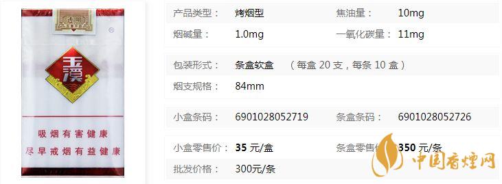 玉溪透明小盒價格多少 玉溪透明香煙價格查詢