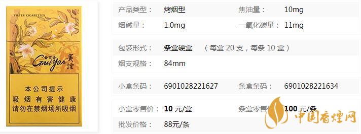 貴煙金百合多少錢一盒 貴煙金百合價(jià)格表價(jià)格一覽