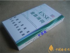 韓國esse愛喜香煙價(jià)格表圖 韓國esse愛喜(中國版)薄荷多錢一盒