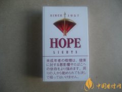 日本HOPE香煙圖片及價格表 日本免稅紅hope1957香煙多少錢一包(26元)